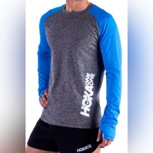 Hoka One One Time To Fly Long Sleeve Running Shirt Men’s Medium NWT